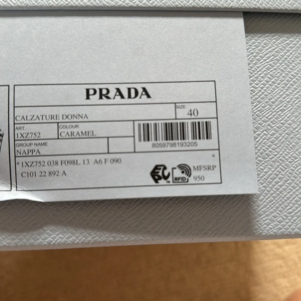 Brand new never worn Prada espadrilles. - Picture 8 of 8